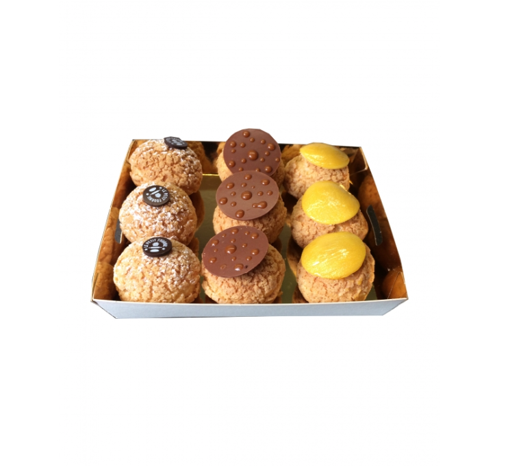 Plateau de présentation doré 140 x 130 x 27 mm