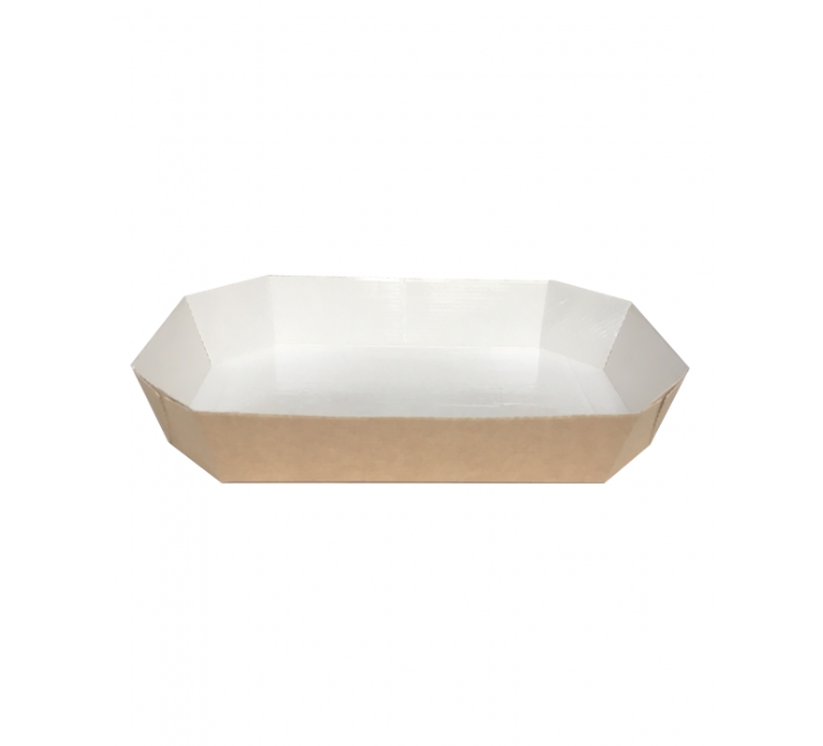 Barquette octogonale 210 x 130 x 40
