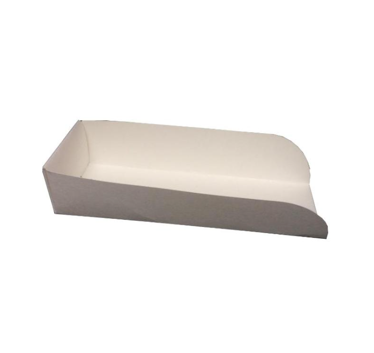 Etui à Hot Dog en kraft blanc