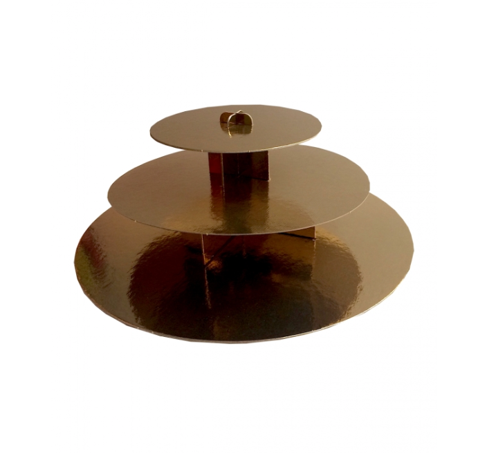 Présentoir en forme de pyramide 3 étages (paquet de 2)